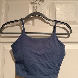 Women's Blue Crop Top